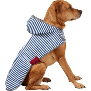 Frisco Lightweight Reversible Packable Travel Dog Raincoat, Red, X-Small