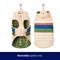 Show in main carousel: Frisco Lightweight Reversible Striped Packable Dog & Cat Puffer, Cream, Medium slide 4 of 10