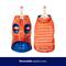 Show in main carousel: Frisco Lightweight Reversible Striped Packable Dog & Cat Puffer, Navy, X-Large slide 3 of 9