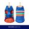 Show in main carousel: Frisco Lightweight Reversible Striped Packable Dog & Cat Puffer, Navy, X-Large slide 4 of 9
