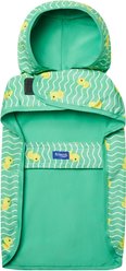 Frisco Lightweight Rubber Ducky Dog Raincoat, Green, Large slide 2 of 7