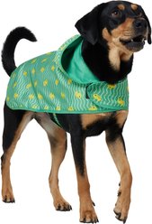Frisco Lightweight Rubber Ducky Dog Raincoat, Green, X-Large