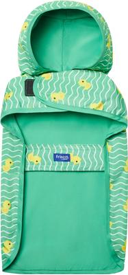 Show full view: Frisco Lightweight Rubber Ducky Dog Raincoat, Green, XXX-Large slide 4 of 9