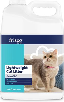 Show full view: Frisco Lightweight Unscented Clumping Cat Litter, 9-lb jug, bundle of 3 slide 3 of 9