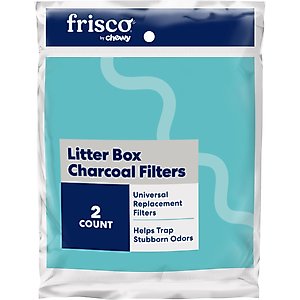 Frisco Litter Box Charcoal Filters, 2 count