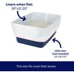 Show in main carousel: Frisco Litter box Pan Liners, Unscented, 15 count slide 2 of 6