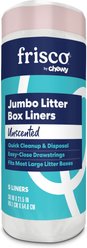 Frisco Litter Box Pan Liners, Unscented, 5 count