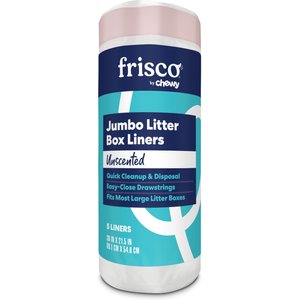 Frisco Litter Box Pan Liners, Unscented, 5 count