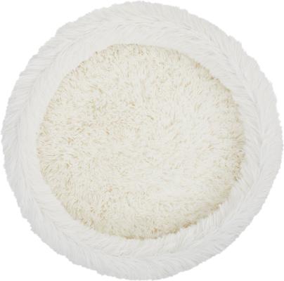 Show full view: Frisco Long Faux Fur Elevated Cat Bed, Ivory slide 4 of 6