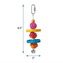 Frisco Loofah Ball Bird Chew Toy slide 2 of 5