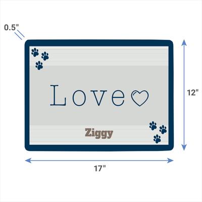 Show full view: Frisco Love Cutout Personalized Dog & Cat Placemat slide 4 of 5