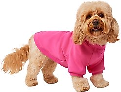 Frisco Luxe Crewneck Dog & Cat Sweatshirt, Fuchsia, Medium