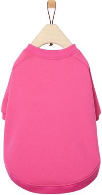 Show full view: Frisco Luxe Crewneck Dog & Cat Sweatshirt, Fuchsia, Medium slide 4 of 10