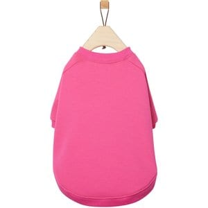 Frisco Luxe Crewneck Dog & Cat Sweatshirt, Fuchsia, Small