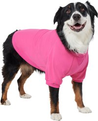 Frisco Luxe Crewneck Dog & Cat Sweatshirt, Fuchsia, X-Large