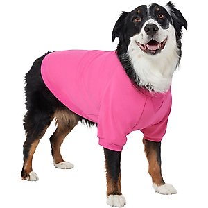 Frisco Luxe Crewneck Dog & Cat Sweatshirt, Fuchsia, X-Large