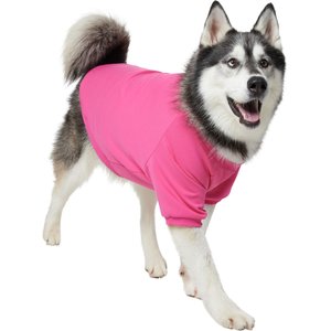 Frisco Luxe Crewneck Dog & Cat Sweatshirt, Fuchsia, XX-Large