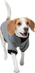 Frisco Luxe Crewneck Dog & Cat Sweatshirt, Gray, Medium