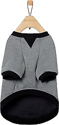 Frisco Luxe Crewneck Dog & Cat Sweatshirt, Gray, Small slide 2 of 8