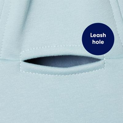 Show full view: Frisco Luxe Drawstring Dog & Cat Sweatshirt Hoodie, Blue, X-Small slide 6 of 12