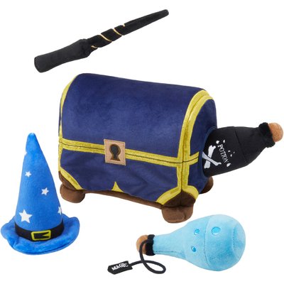 Frisco Frisco Magic Chest Hide & Seek Puzzle Plush Squeaky Dog Toy, Small/Medium