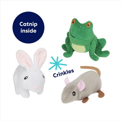 Show full view: Frisco Magic Familiars Plush Cat Toy with Catnip, 3 count slide 3 of 6