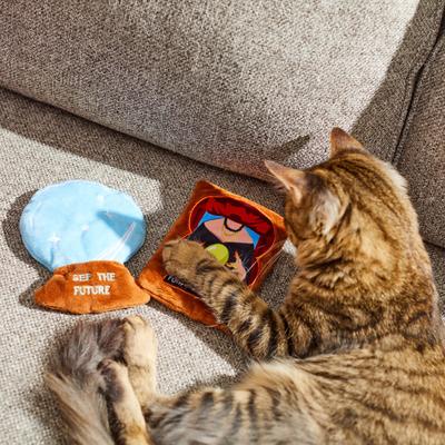 Show full view: Frisco Magic Fortune Teller Plush Cat Toy with Catnip, 2 count slide 4 of 6