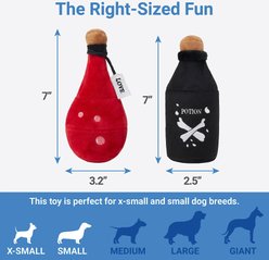 Frisco Magic Potions Plush Squeaky Dog Toy slide 2 of 3