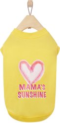 Frisco Mama's Sunshine Dog & Cat T-Shirt, Sunshine, Small