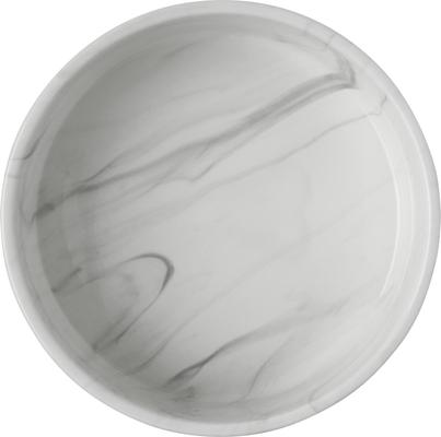 Show full view: Frisco Marble Design Non-skid Ceramic Dog & Cat Bowl, Medium: 5 cup, 1 count slide 5 of 8