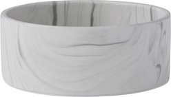 Frisco Marble Design Non-skid Ceramic Dog & Cat Bowl, Small: 2 cup, 1 count