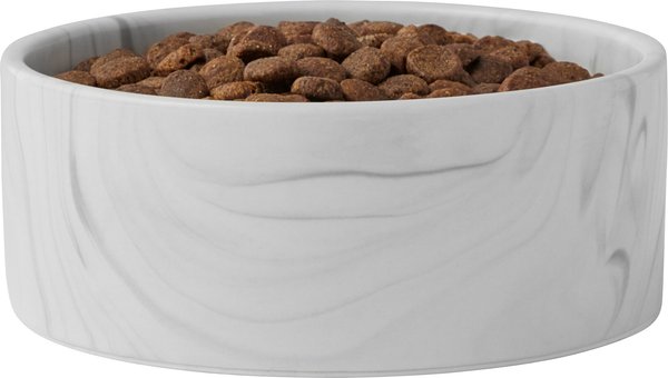 Frisco Marble Design Non-skid Ceramic Dog & Cat Bowl