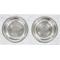 Frisco Marble Print Stainless Steel Double Elevated Dog Bowl