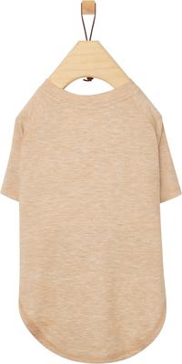 Show full view: Frisco Marled Henley Dog & Cat T-Shirt, Cream, X-Large slide 3 of 9