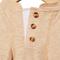 Show in main carousel: Frisco Marled Henley Dog & Cat T-Shirt, Cream, X-Large slide 5 of 9