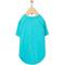 Show in main carousel: Frisco Marled Henley Dog & Cat T-Shirt, Turquoise, X-Large slide 4 of 10