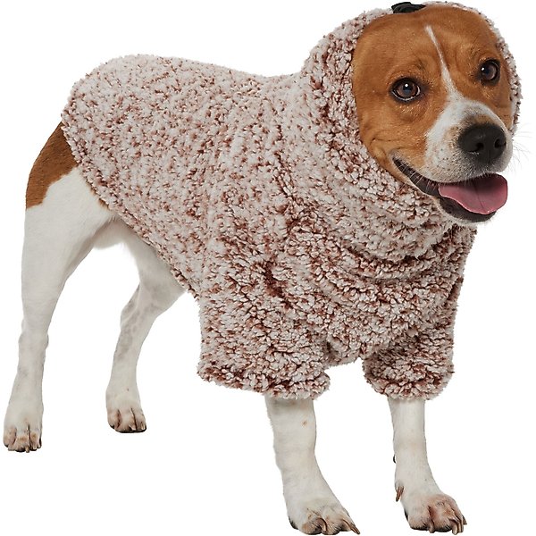 FRISCO Medium Weight Double Layer Sherpa Dog Coat with Built in