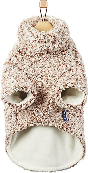 Frisco Medium Weight Double Layer Sherpa Dog Coat with Built in Snood