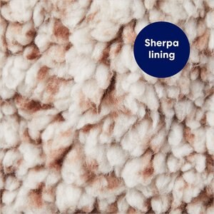 Frisco Medium Weight Double Layer Sherpa Dog Coat with Built in Snood, X-Large