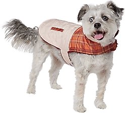 Frisco Medium Weight Fall Plaid Dog & Cat Coat, Medium