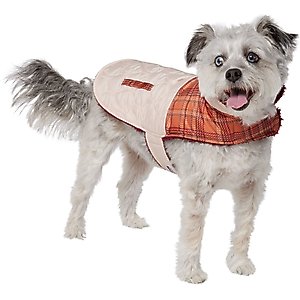 Frisco Medium Weight Fall Plaid Dog & Cat Coat, Medium