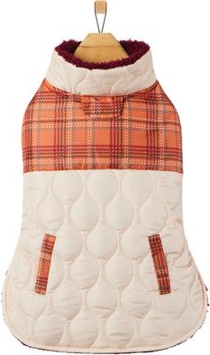 Show full view: Frisco Medium Weight Fall Plaid Dog & Cat Coat, X-Large slide 3 of 9