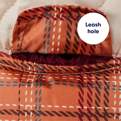 Show full view: Frisco Medium Weight Fall Plaid Dog & Cat Coat, X-Large slide 6 of 9