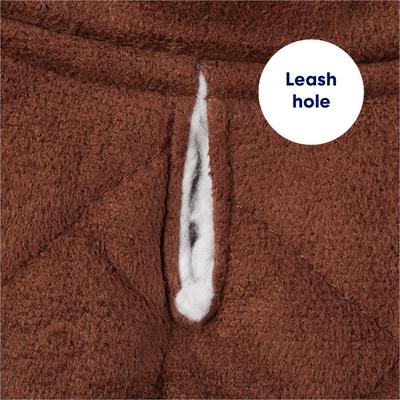 Show full view: Frisco Medium Weight Quilted Dog & Cat Coat with Cozy Sherpa Lining, X-Large slide 6 of 9