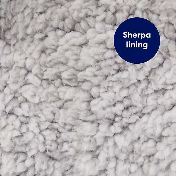 Show full view: Frisco Medium Weight Quilted Dog & Cat Coat with Cozy Sherpa Lining, XX-Large slide 5 of 9