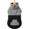 Show in main carousel: Frisco Medium Weight Quilted Dog Coat with brushed Fleece Snood, Black, X-Large slide 3 of 10