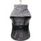 Show in main carousel: Frisco Medium Weight Quilted Dog Coat with brushed Fleece Snood, Black, X-Large slide 4 of 10