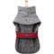 Show in main carousel: Frisco Medium Weight Quilted Dog Coat with brushed Fleece Snood, Burgundy, Medium slide 4 of 10