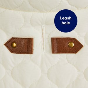 Frisco Medium Weight Quilted Ruffle Tiered Dog & Cat Dress, Medium