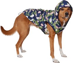 Frisco Medium Weight Urban City Camo Printed Dog & Cat Hooded Coat, XX-Large